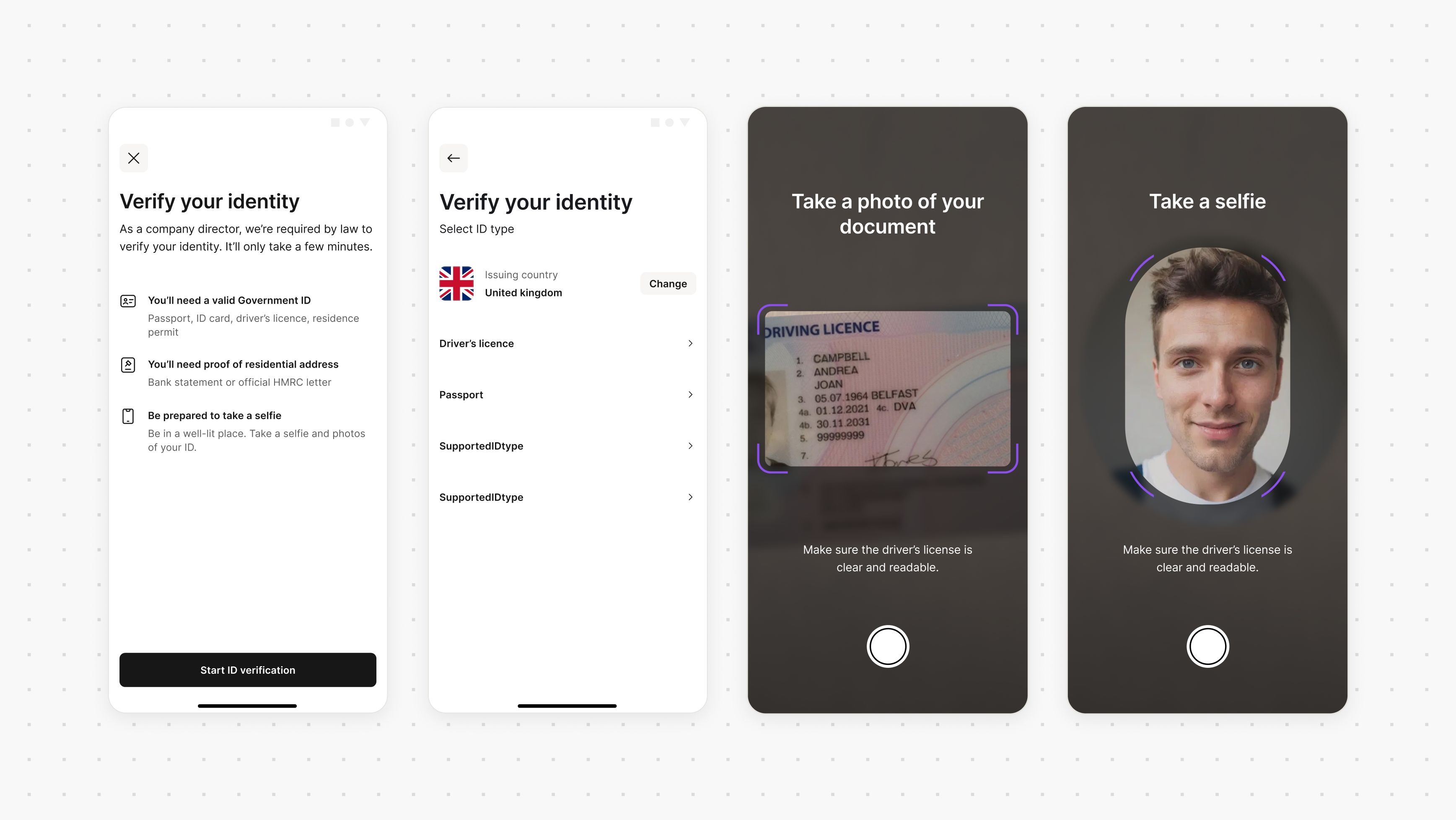 Your customer completes verification.